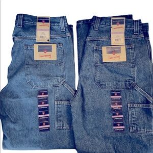 Saddlebred Carpenter Cowboy Jeans NEW WITH TAGS 2 PAIR 38W 32L